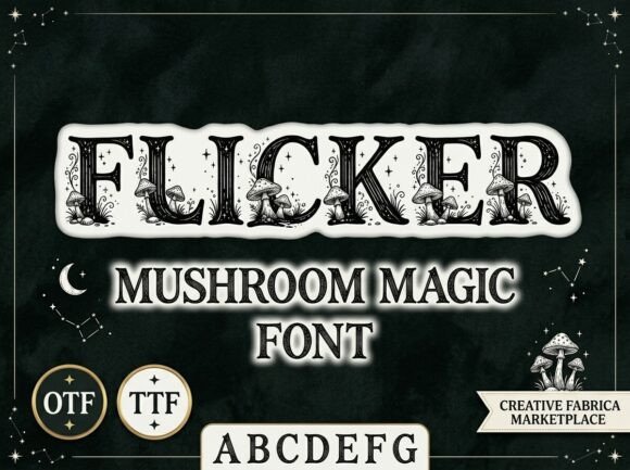 Flicker Font - Preview 1