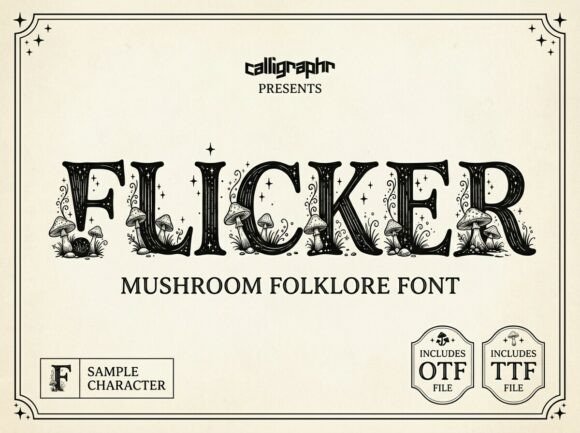 Flicker Font - Preview 2