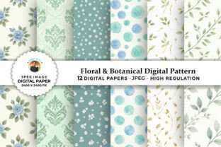 Floral & Botanical Digital Patterns Graphic by sagorarts · Creative Fabrica