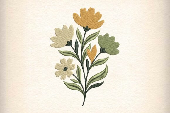 Floral Embroidery Design