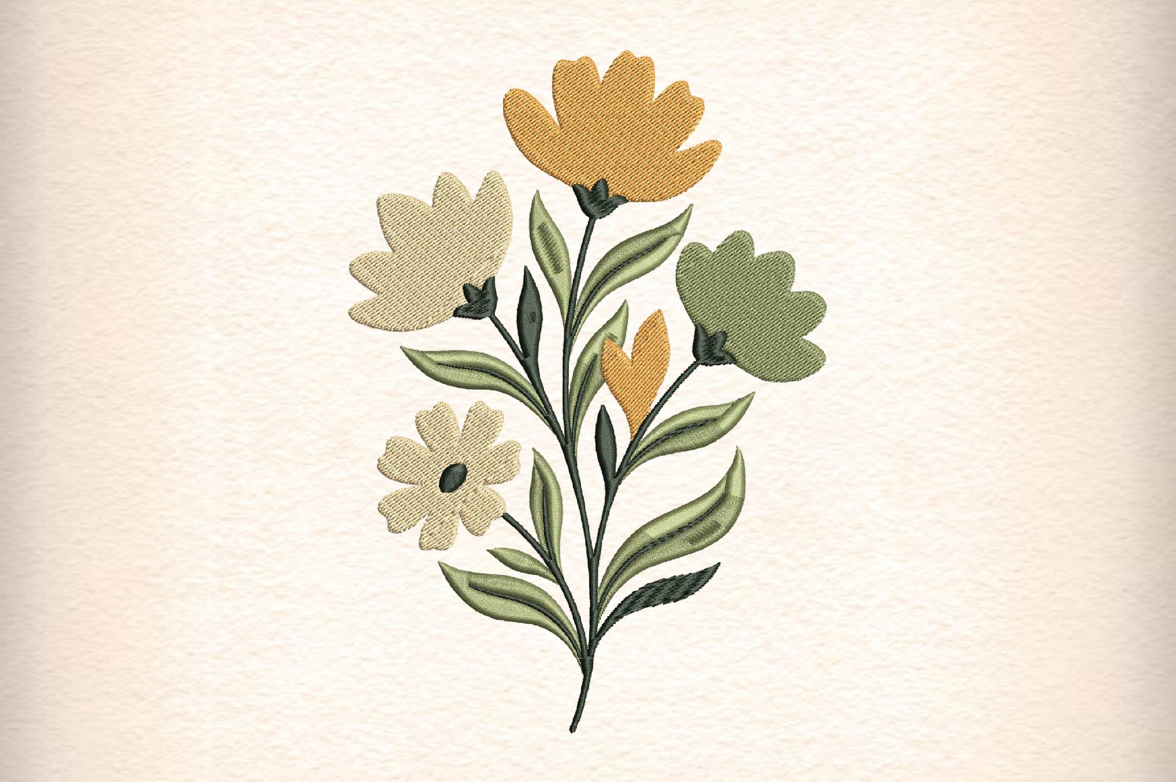 Floral Embroidery Design