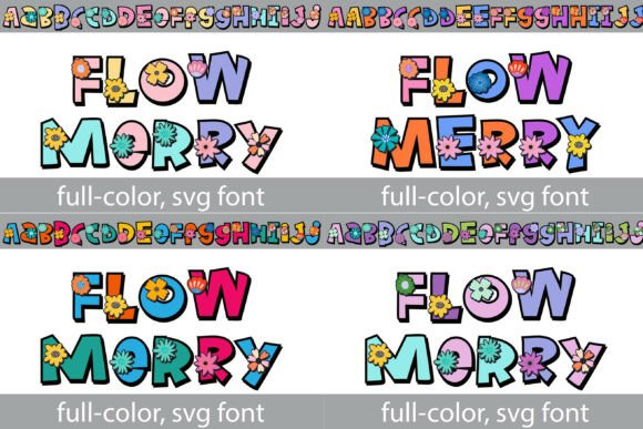 Flowmerry Color Bundle Font by Illustration Ink