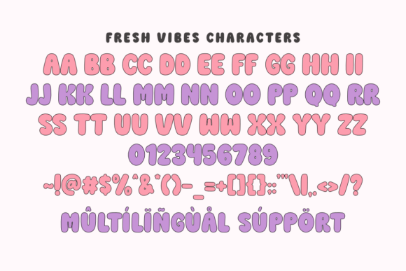 Fresh Vibes Font - Preview 1