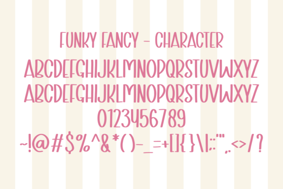 Funky Fancy Font - Preview 5