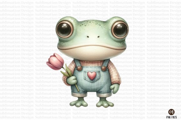 21 Funny Frog Easter Designs & Graphics