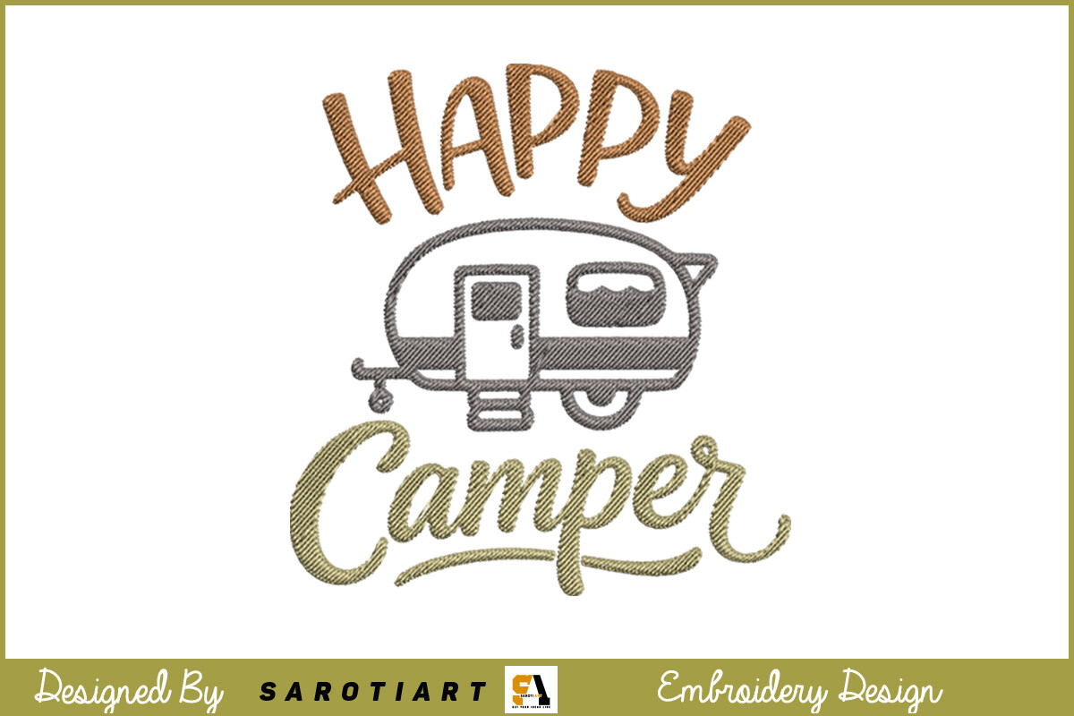 Happy Camper Vintage Trailer
