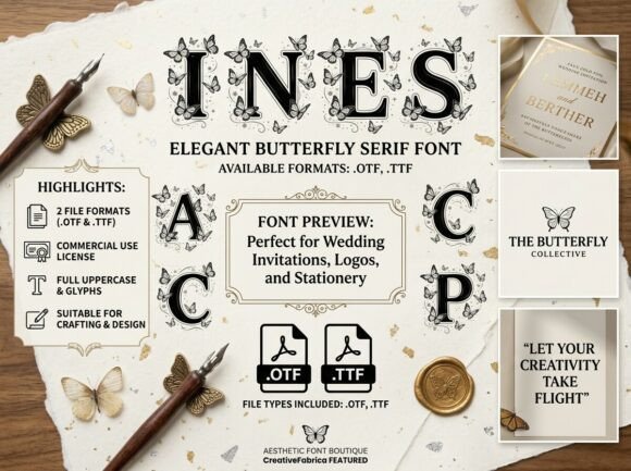Ines Font PNG with transparent background - Preview 1