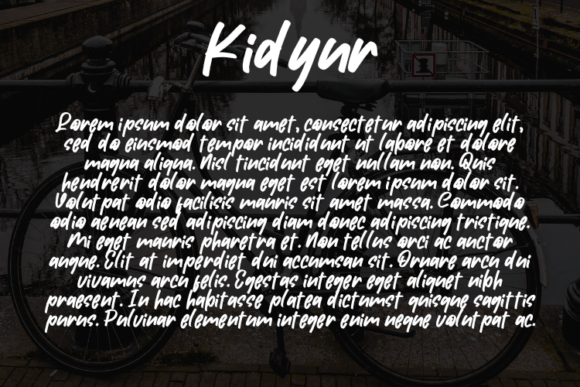 Kidyur Font PNG with transparent background - Preview 2