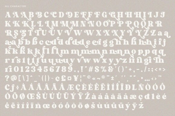 Magic Display Font PNG with transparent background - Preview 5