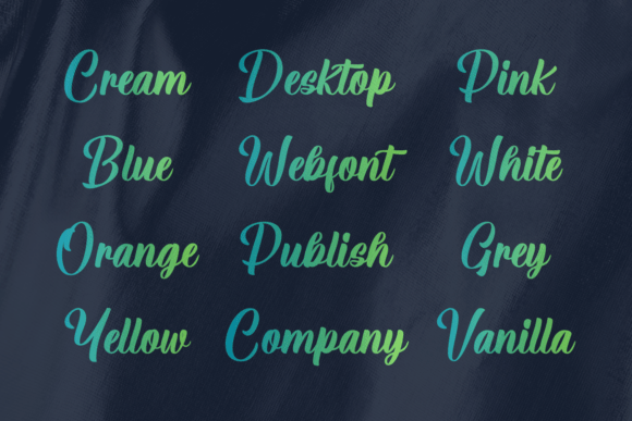Meliga Font PNG with transparent background - Preview 2