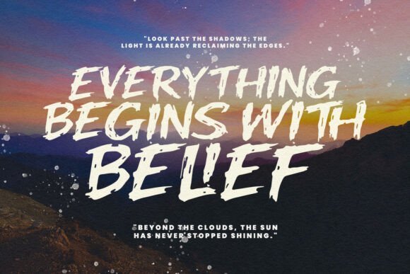 Meliod Larsen Font PNG with transparent background - Preview 3