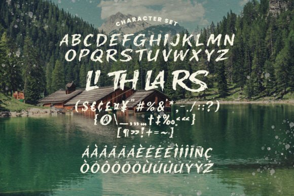 Meliod Larsen Font PNG with transparent background - Preview 5