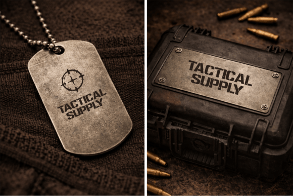 Military Steel Font PNG with transparent background - Preview 3