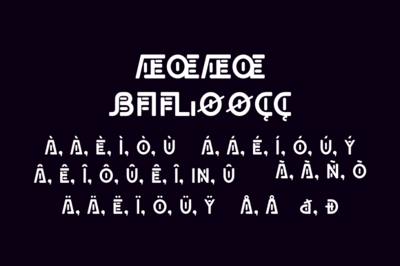 Onerta Font PNG with transparent background - Preview 6