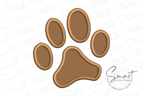 Paw Print Applique