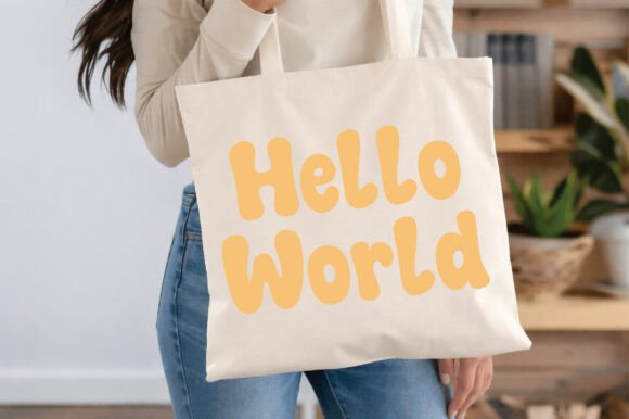 Puffy Chunk Font PNG with transparent background - Preview 3