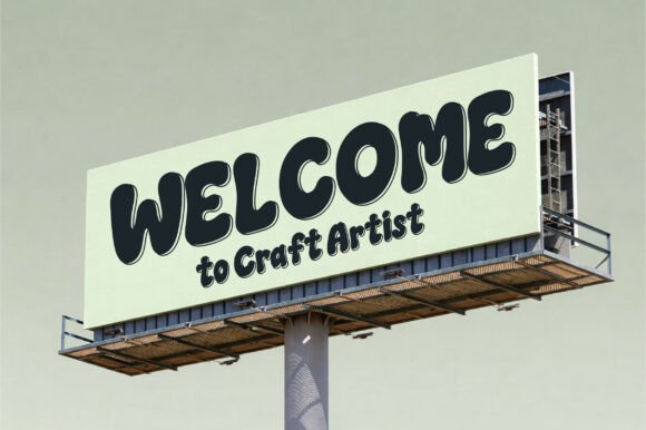 Puffy Chunk Font PNG with transparent background - Preview 6