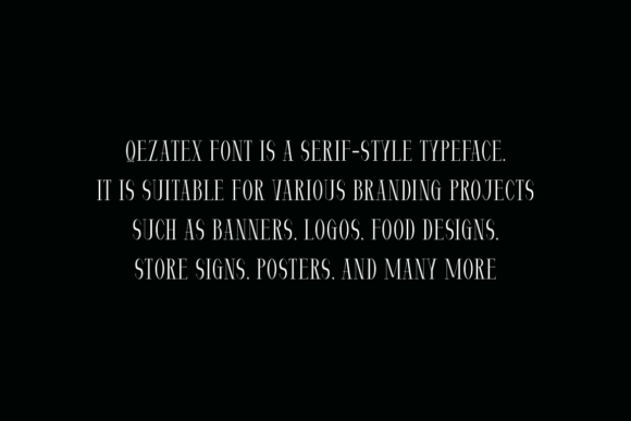 Qezatex Font PNG with transparent background - Preview 4