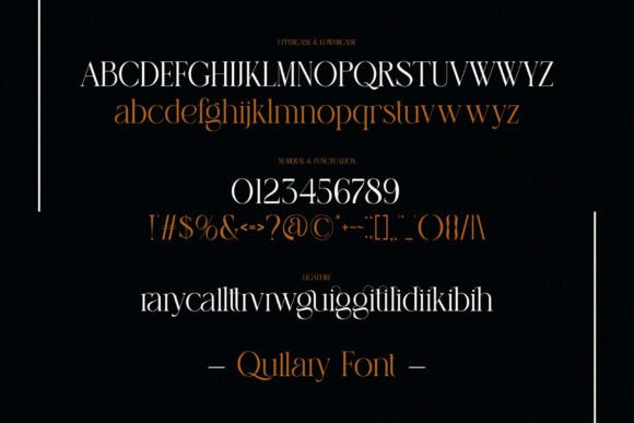 Qullary Font PNG with transparent background - Preview 6
