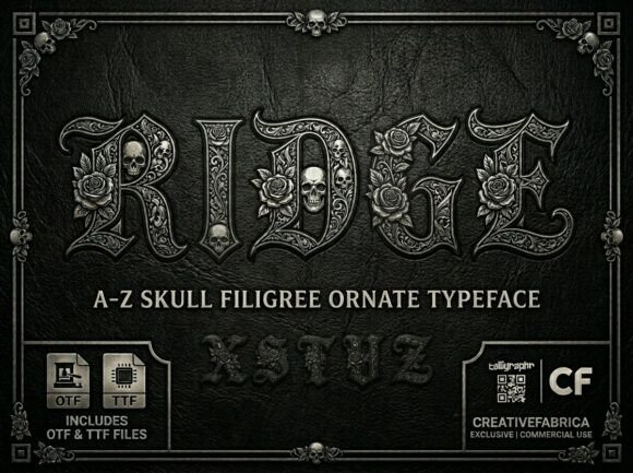 Ridge Font font preview - 2