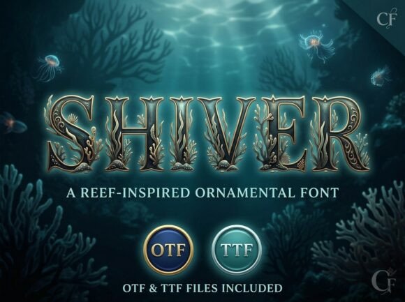 Shiver Font font preview - 1