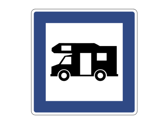 Sign Camping for Motorhomes.