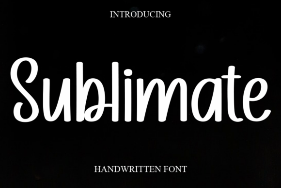 Sublimate Font