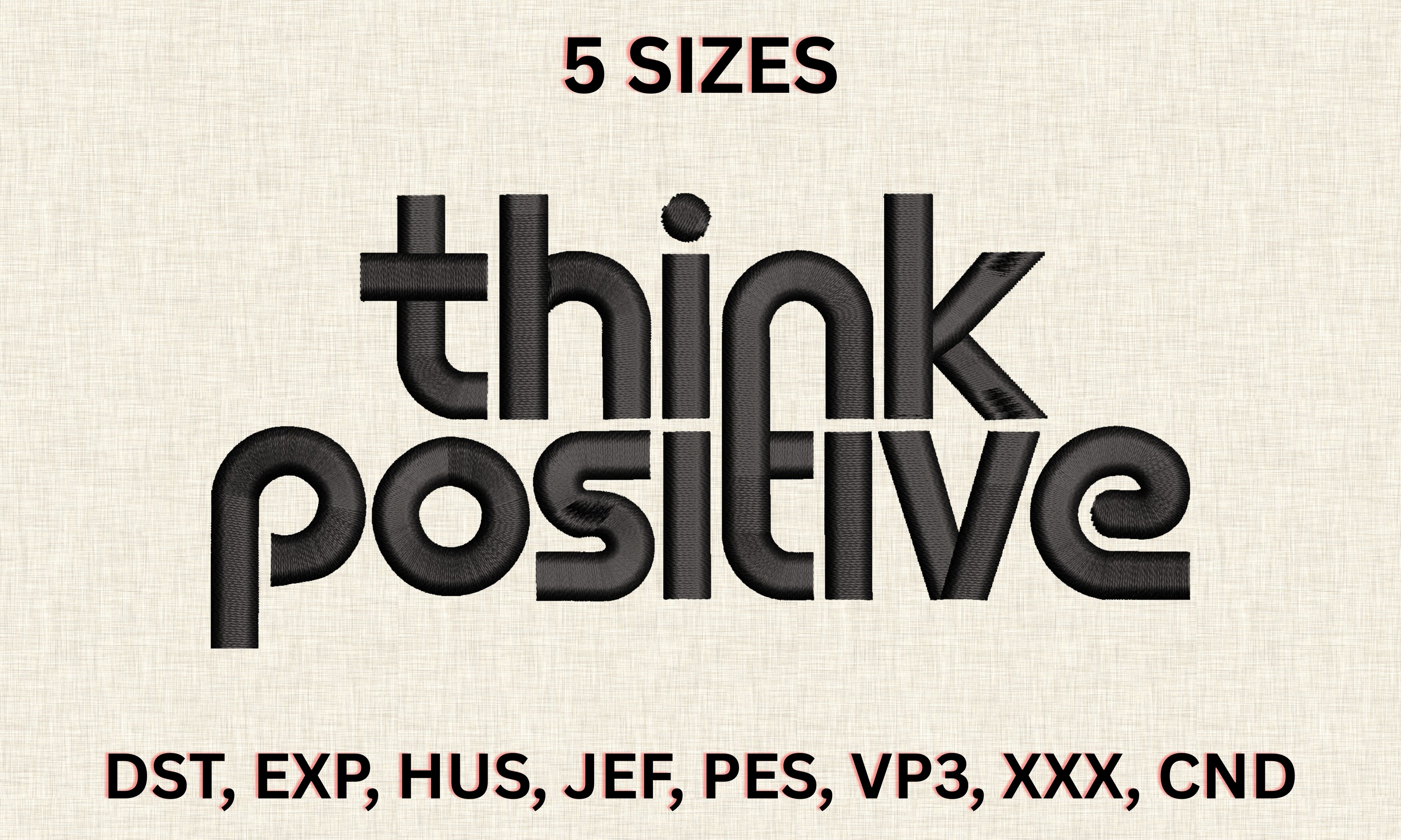 Think Positive Pattern Design