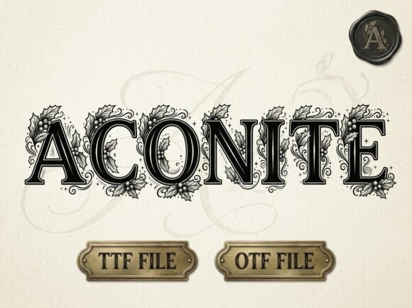 Aconite Font - Preview 2