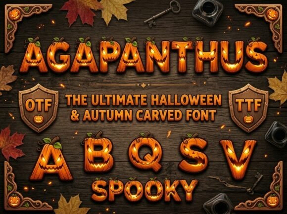 Agapanthus Font - Preview 1