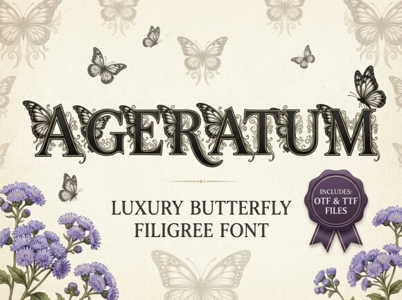 Ageratum Font - Preview 1