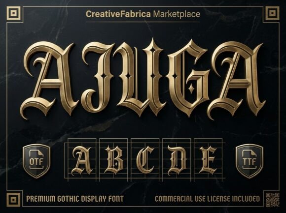 Ajuga Font - Preview 1