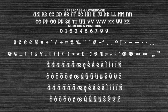 Black Lines Font - Preview 6