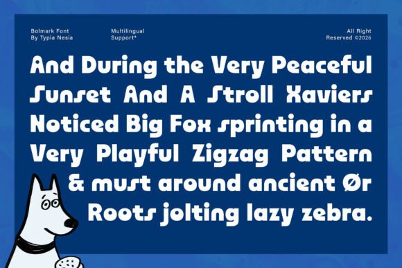 Bolmark Font - Preview 4