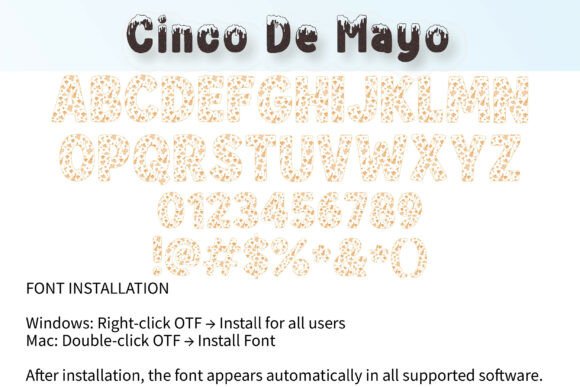 Cinco De Mayo Font - Preview 6