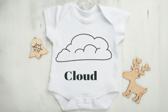 Cloud Doodle Font - Preview 4