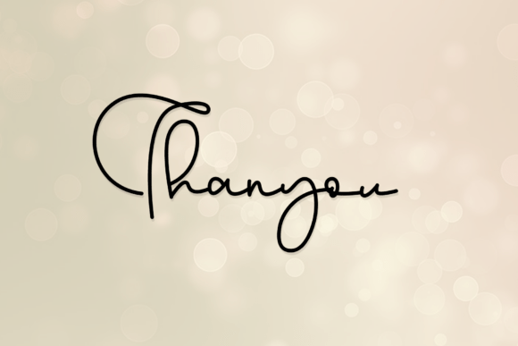 Delighty Midnighty Font - Preview 4