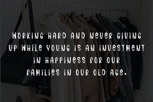 Design Clothes Font - Preview 3