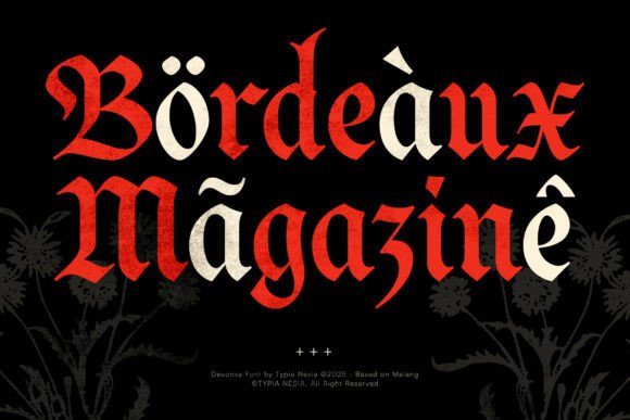 Devonxa Font - Preview 1