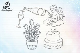 Doodles for Wedding Clipart Graphic by Jafar1Rampersad · Creative Fabrica