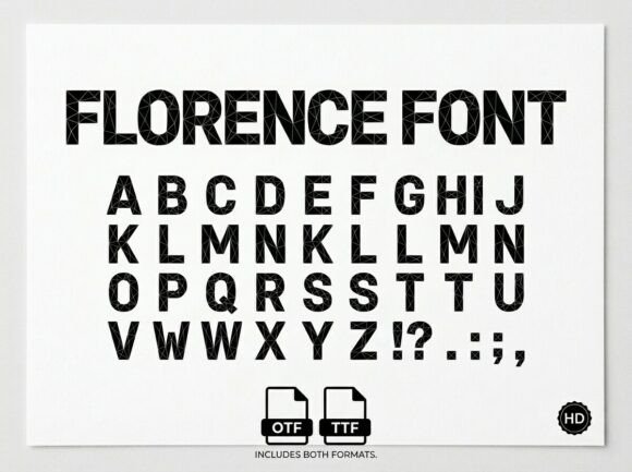 Florence Font - Preview 2