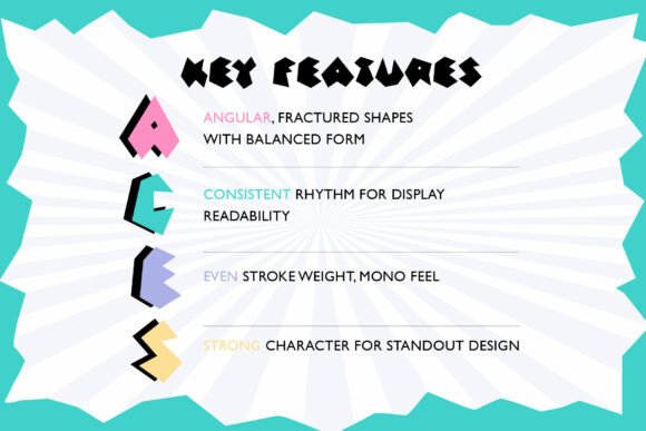 Fract Mono Font PNG with transparent background - Preview 2
