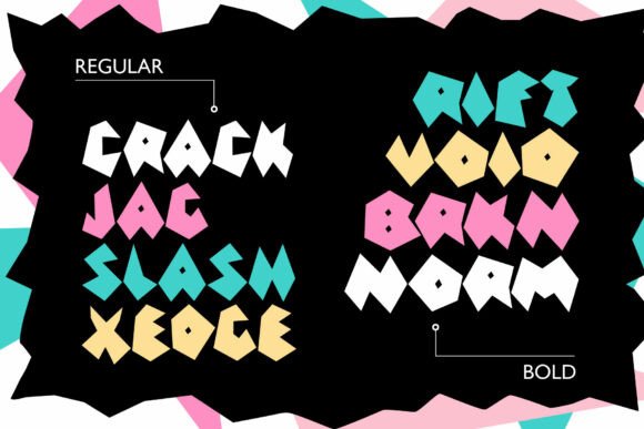 Fract Mono Font PNG with transparent background - Preview 3