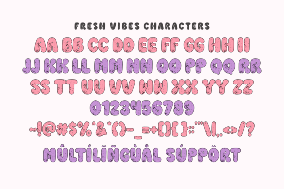 Fresh Vibes Texture Font - Preview 1