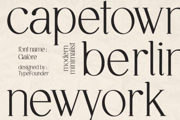 Galore Font - Preview 4