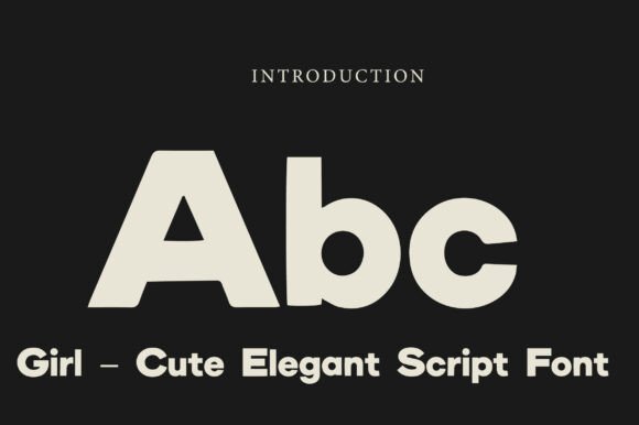 Girl Font - Preview 1
