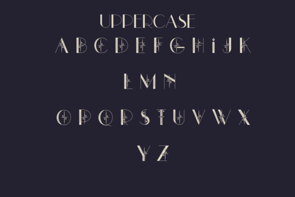Glowing Star Font PNG with transparent background - Preview 1