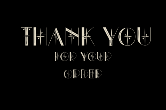 Glowing Star Font PNG with transparent background - Preview 6