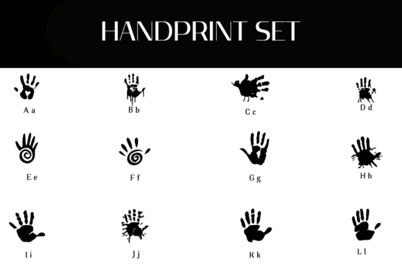 Handprint Set Font - Preview 1