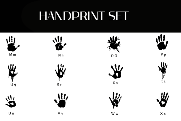 Handprint Set Font - Preview 2